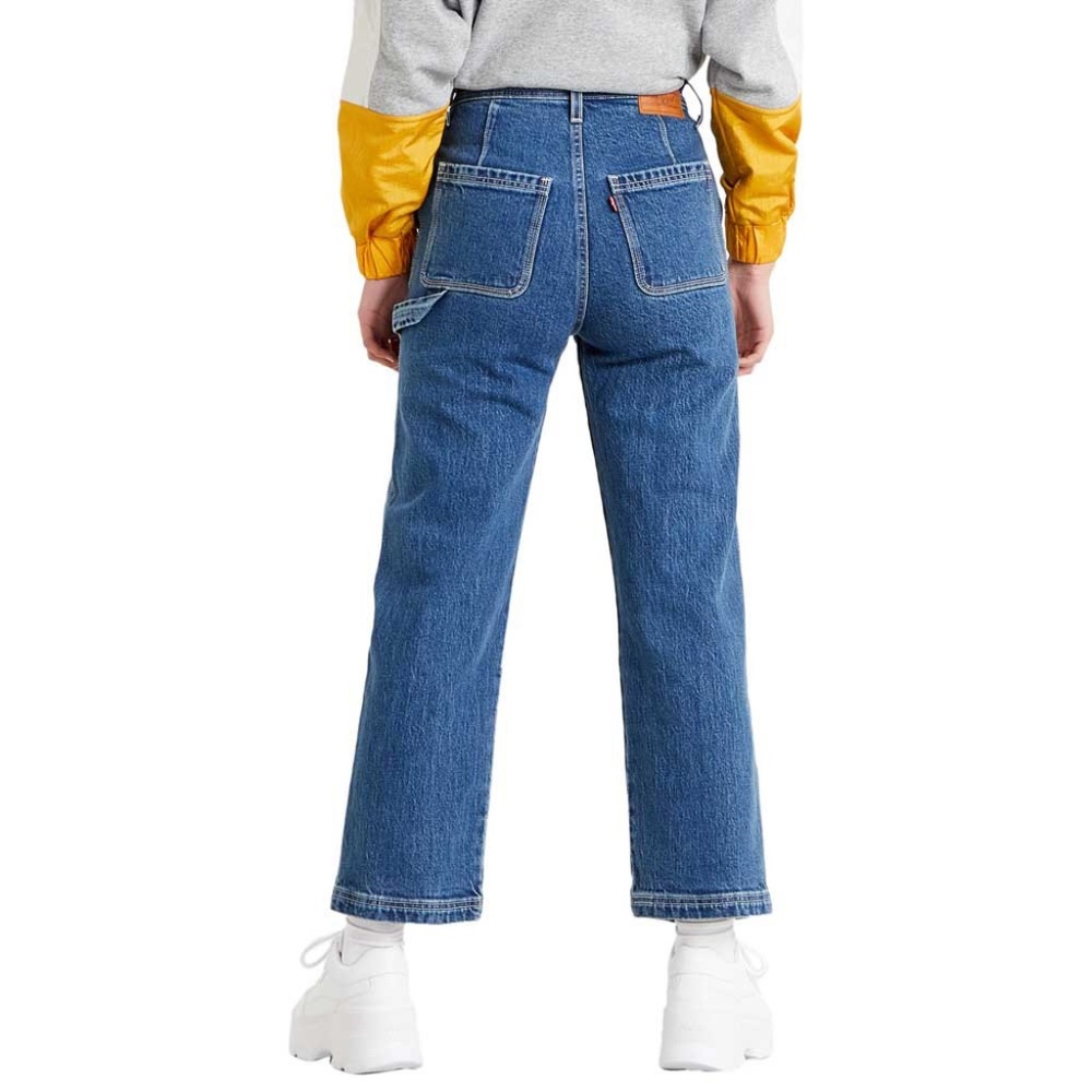 Levi's Ribcage Ankle Utility Straight Leg Carpenter Pants Jeans